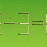 2 gyufát kell mozgatnod, hogy az egyenlőség helyes legyen: egy