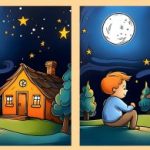 IQ-teszt: találj 3 különbséget a fiúval a csillagok alatt 19