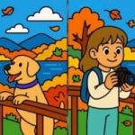 IQ teszt: találj 3 különbséget egy lány és egy kutya